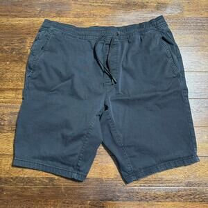 Hollister Men's Pull On Advanced Stretch 9” Jogger Shorts Black Size Large